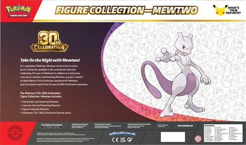 30th Celebration - Figure Collection - Mewtwo - Pokemon kort